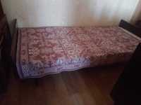 кровать односпальная   с матрацем  8000 тенге