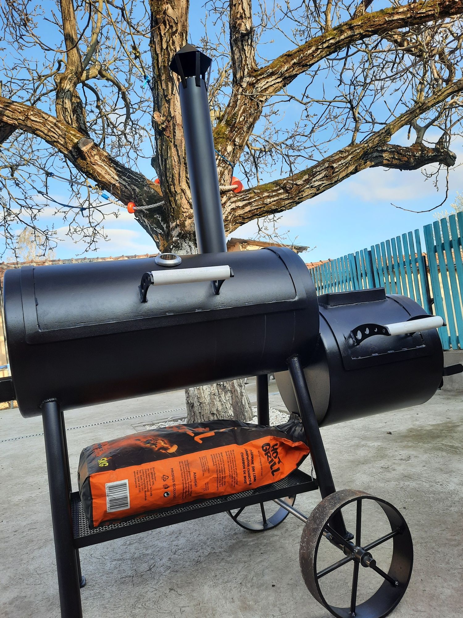 Offset smoker barbecue