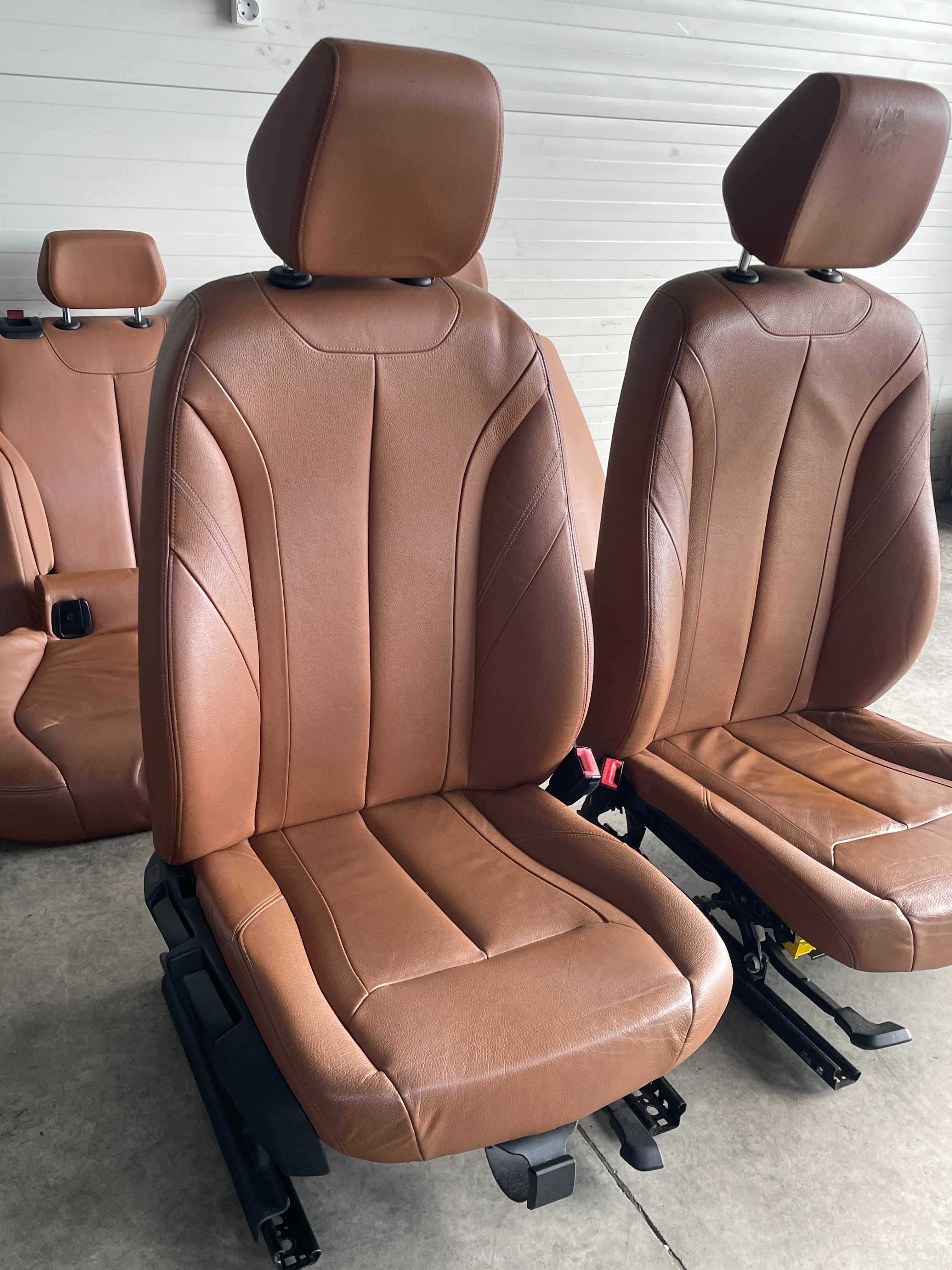 interior piele cognac Bmw seria 3 F31 touring/break/combi