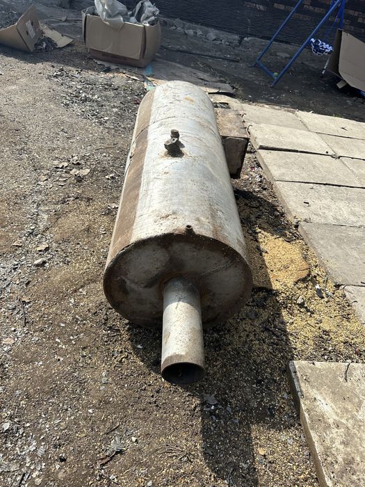 Печка для бани на газу и на твердом