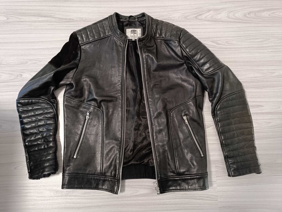 Andy Tankmar X Core by Jack & Jones''оригинално мъжко кожено яке S раз