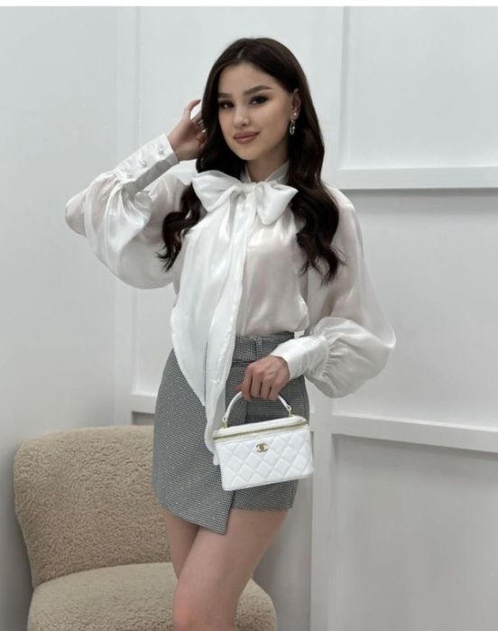 Lady, белый блузка