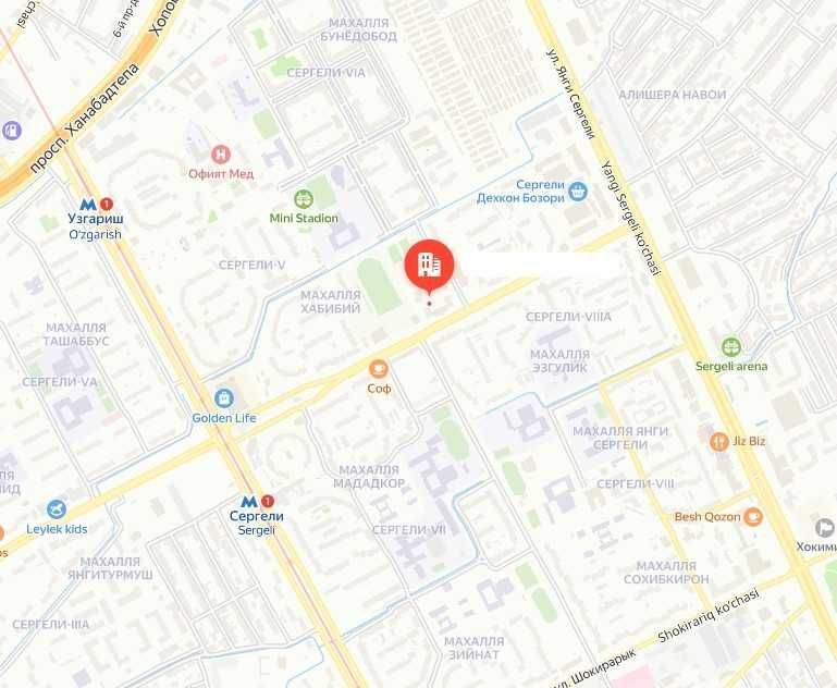 Yu  Продаётся цокольное помещение 100м2 Сергели-6