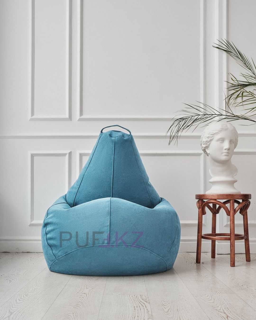Бескаркасный кресло мешок, пуфик, подушка, груша, диван, bean bag
