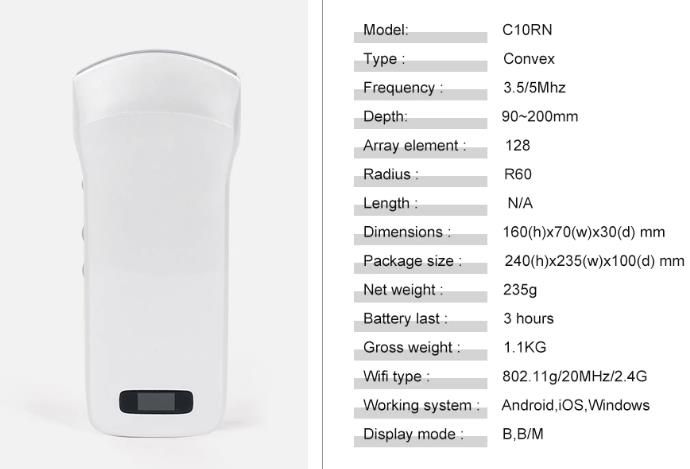 Мини беспроводной портативный УЗИ аппарат