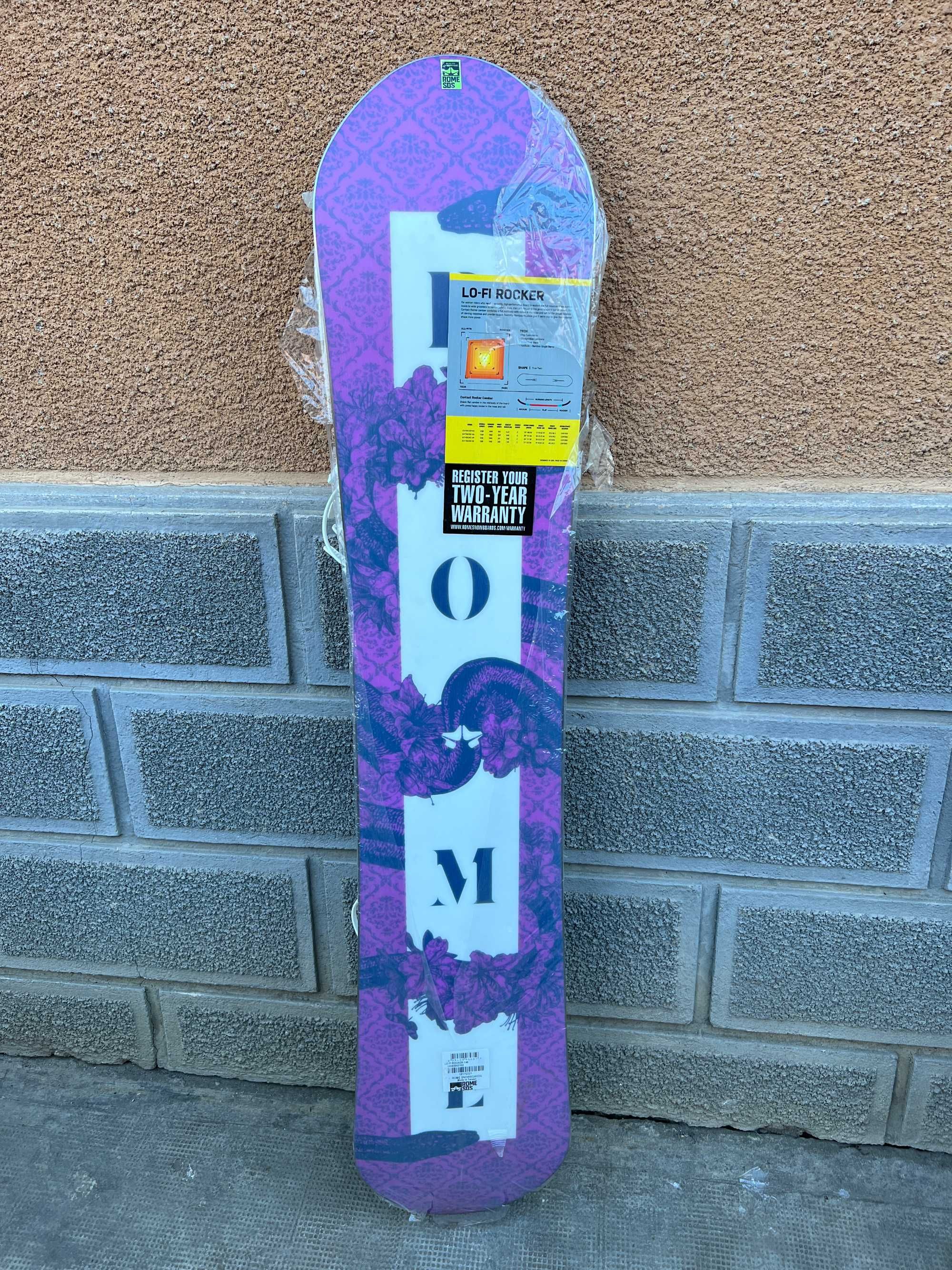 placa noua snowboard rome lo fi rocker L146