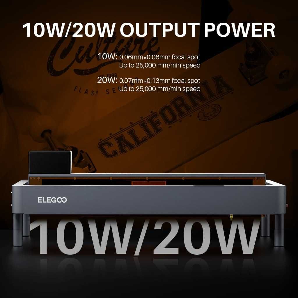 Лазерен гравир ELEGOO Phecda 20W