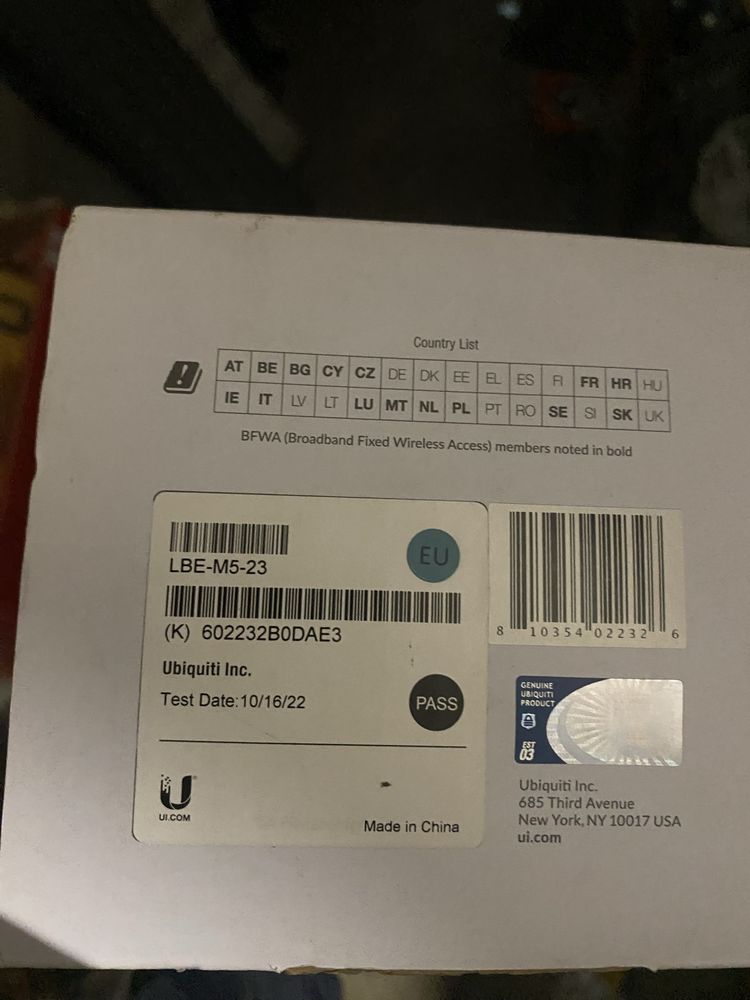 Wi-Fi мост Ubiquiti LBE-M5-23