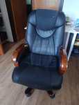 Scaun directorial lemn masiv recliner