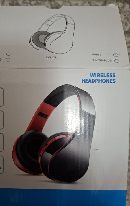 Наэаушники WIRELESS HEADPHONE  новые