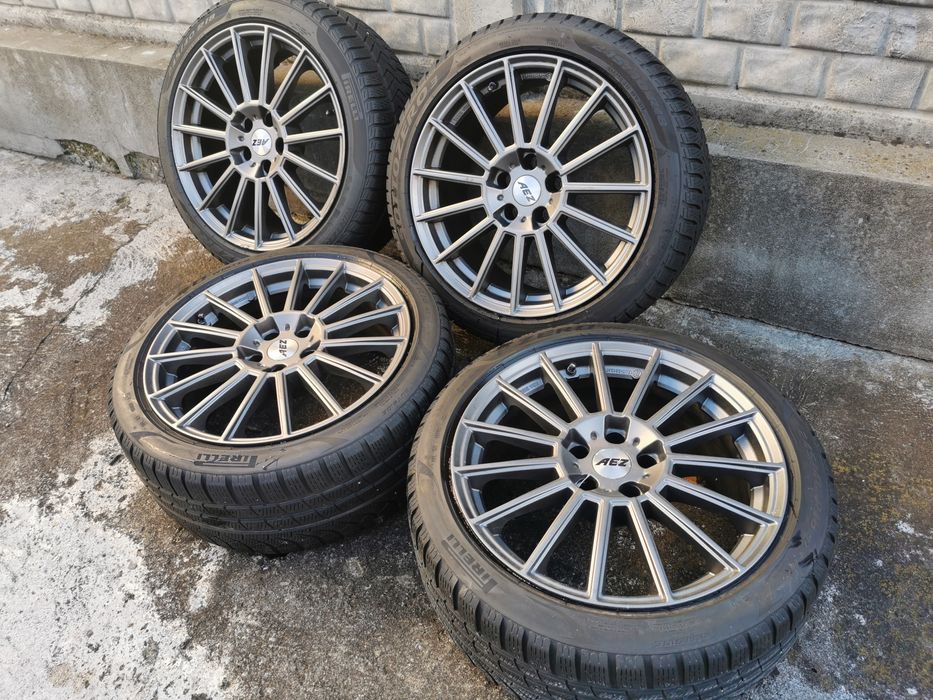jante AEZ 5x112 + anvelope iarna 245 40 R18 97V; DOT2224