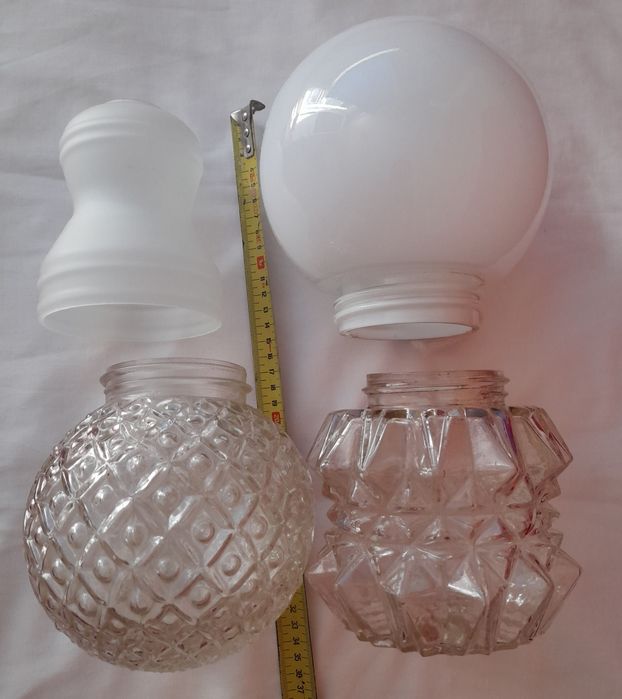 Abajururi din sticla,  diverse modele