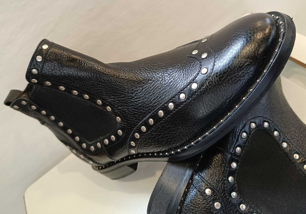 Ghete chelsea 37 lucrate manual Lavoratione Artigianale piele naturala