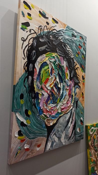 Картина холст масло минимализм авторская абстрактная для интерьера