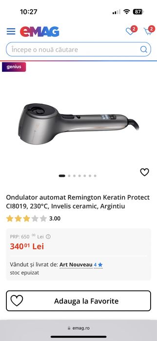 Vand ondulator de par Remington!