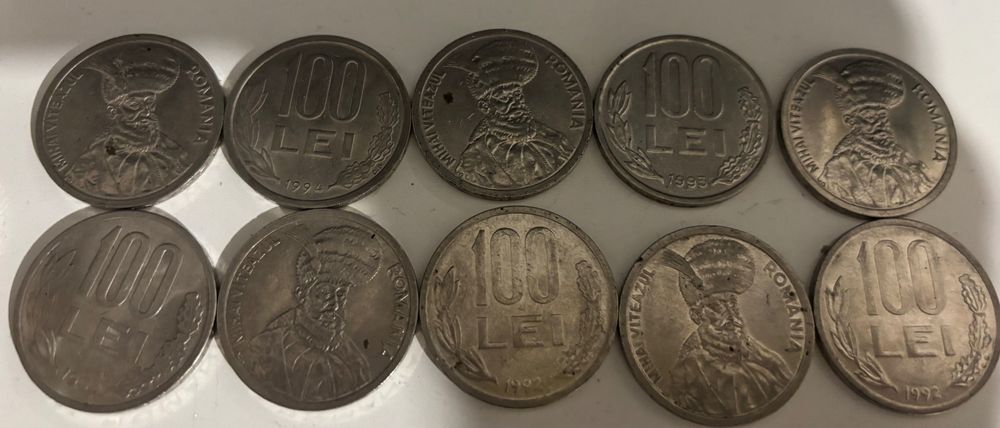 Vând monezi și hârtii , bani vechi 1991-1995