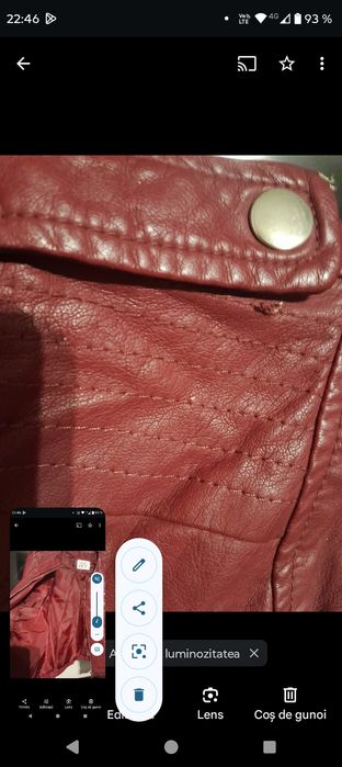 Geaca de piele, mărimea M L