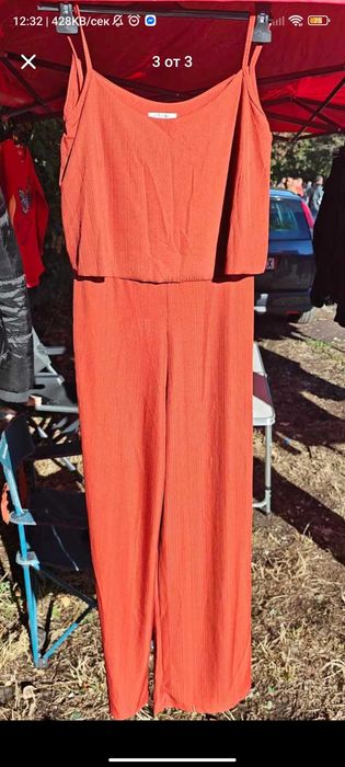 Дамски гащеризон TOBI - ръждивочервен цвят