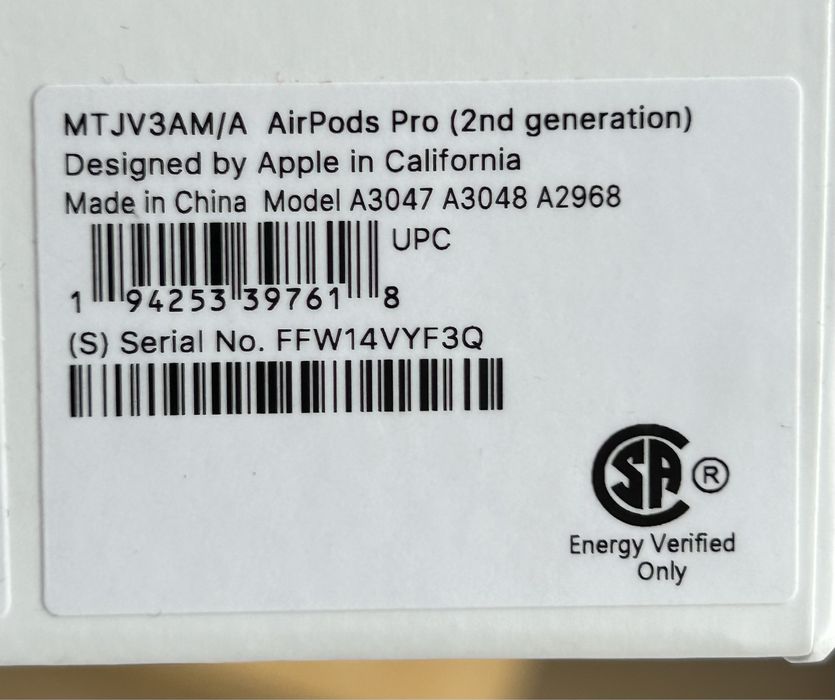 Airpods Pro 2nd generation