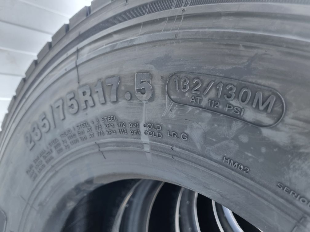 235/75 R17.5 132/130M, LEAO KLS200, Anvelope directie M+S, 14 pliuri