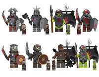 Set 8 Minifigurine tip Lego Lord of the Rings Uruk + Orcs pack1