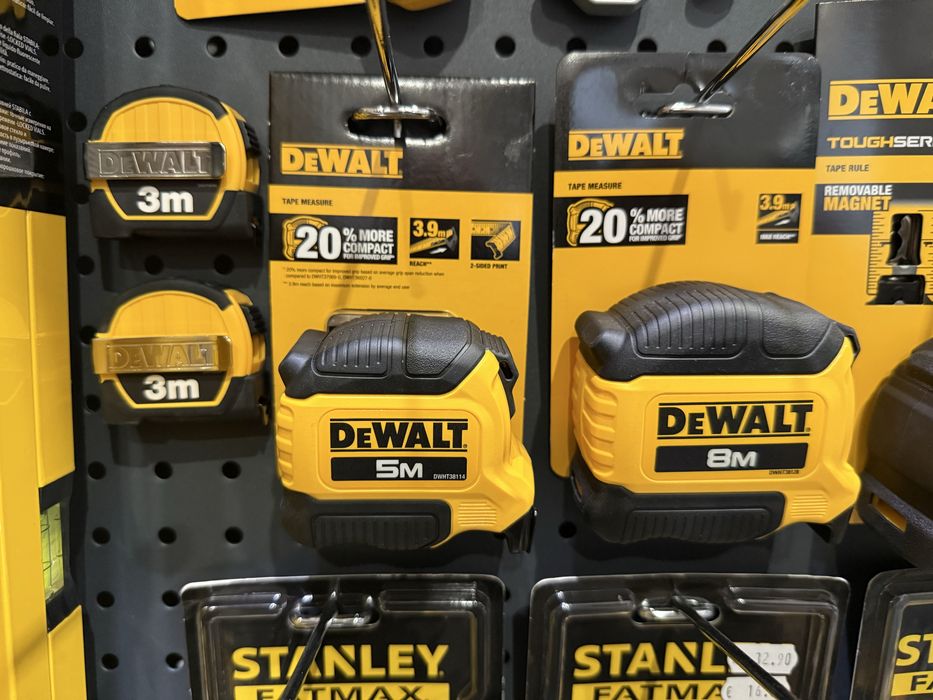 Ролетка 3м/5м/8м/10м - DeWALT , Stanley FatMax , Makita , Milwaukee