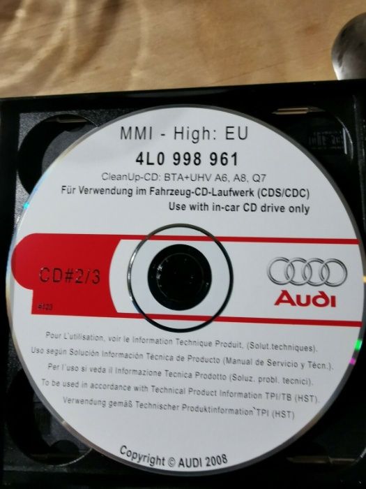 Software Update Audi MMI 2G 5570 -A4 A6 A8 Q7