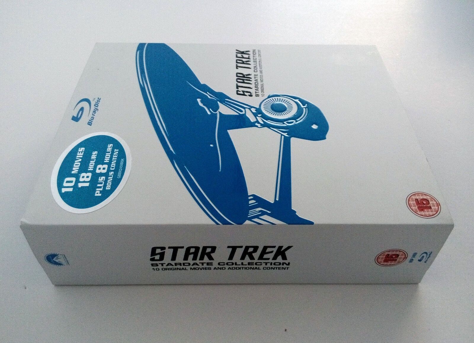 STAR TREK -Blu ray FILM, set box