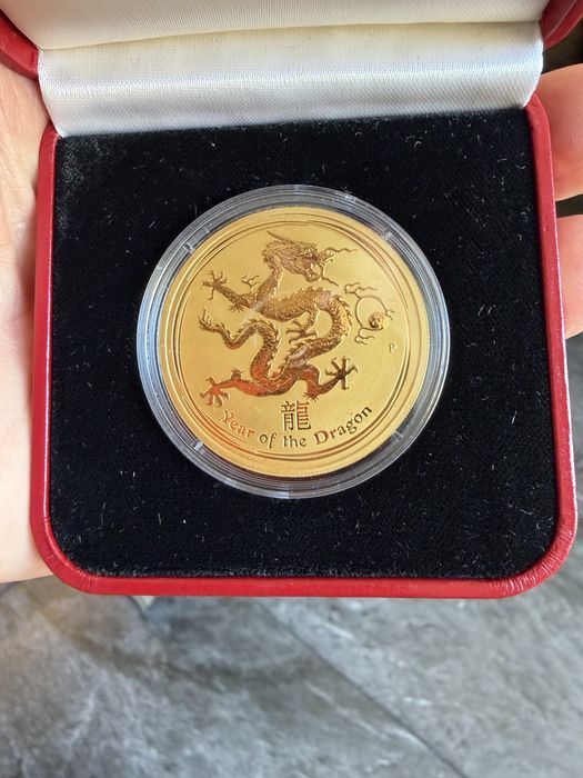 Златна монета 2012 Australia Lunar Dragon