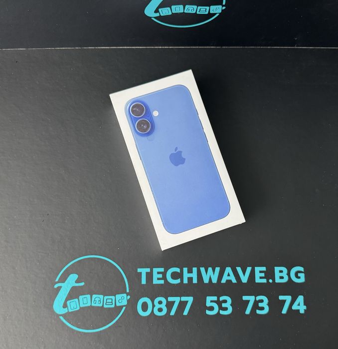 Apple iPhone 16 256GB Ultramarine, Black, Pink, White, Teal