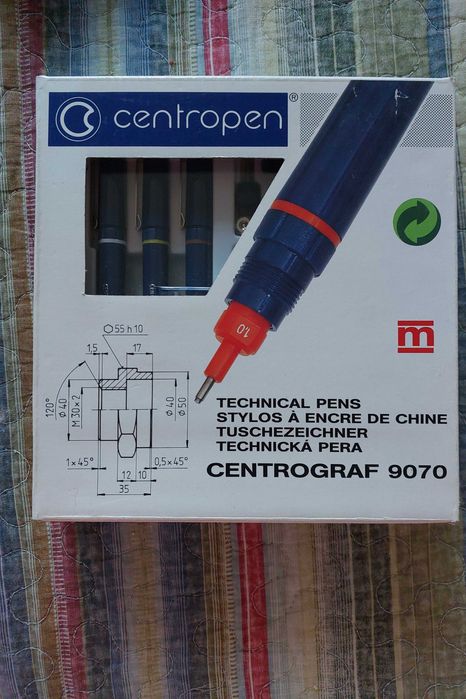 Набор технических перьев Centropen Centrograf 9070