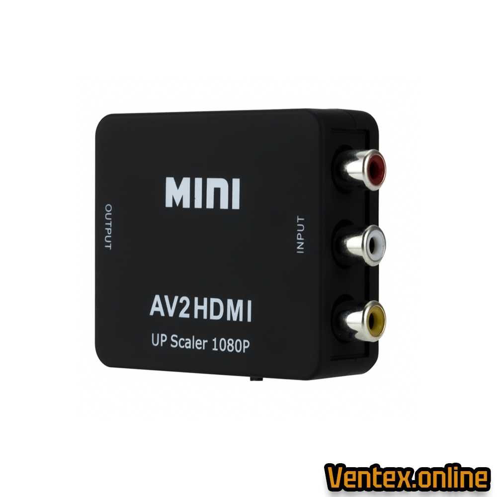 HDMI към RCA/AV 3 чинча адаптер FULL HD чинчове конвертор + Гаранция