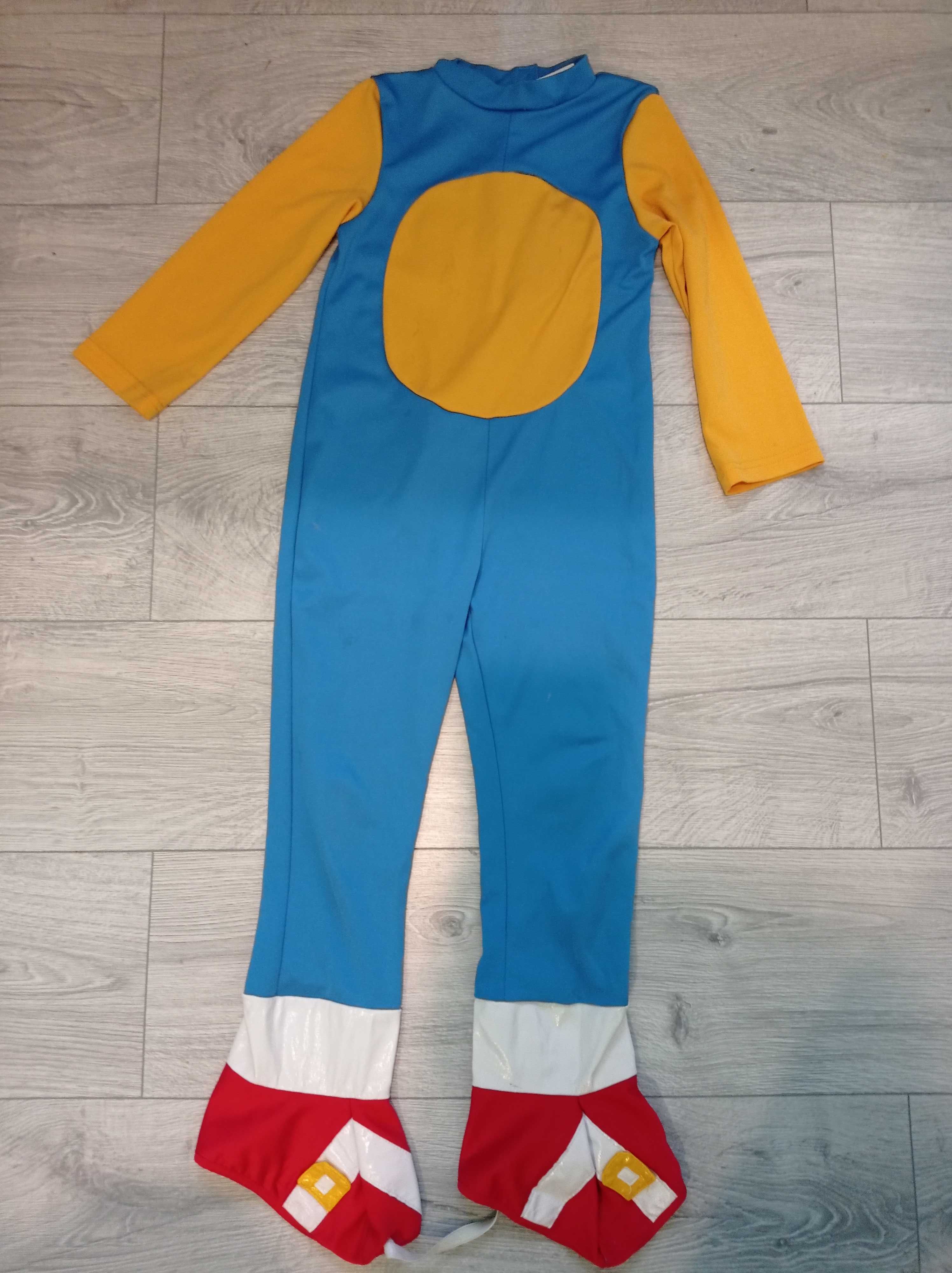 Costum Ariciul Sonic baieti pt Halloween/Carnaval  5-6 ani