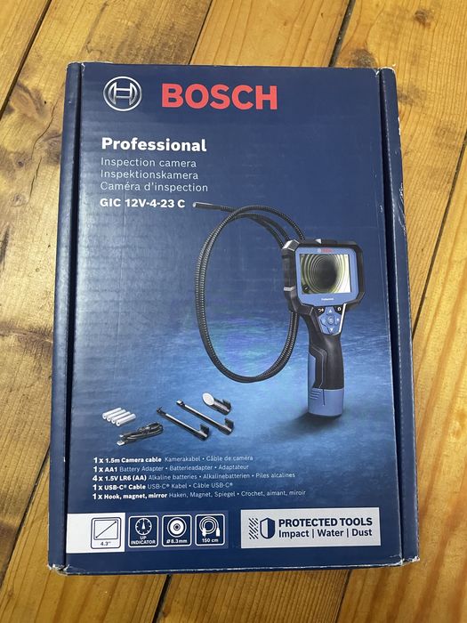 BOSCH  gic 12v-4-23 c camera inspectie endoscop cu display