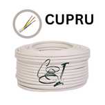 Cablu electric flexibil MYYM 3x1.5 mm², 100 m, 300/500V, izolație PVC