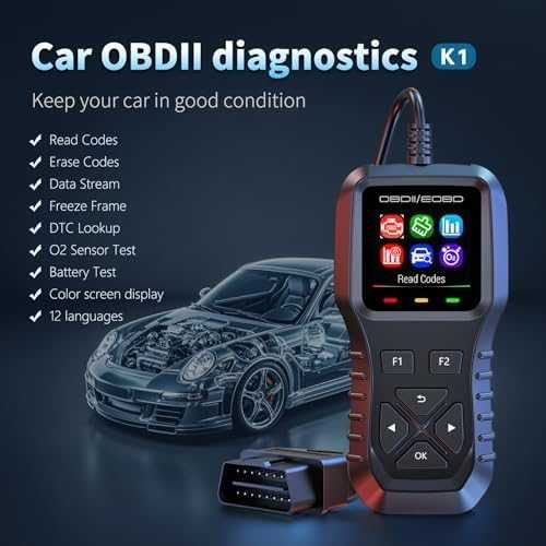 Нов Универсален OBD2 скенер за кола – четене и изчистване на грешки