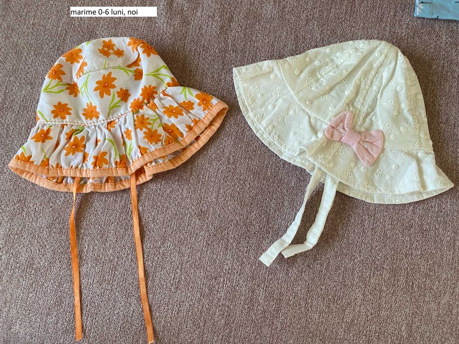 Lot caciula bentita sosete bebe copii toamna iarna 0-6luni