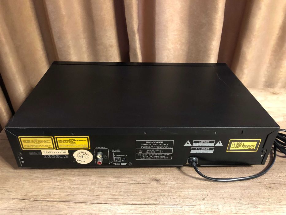 Pioneer PD-4700 cd player, direct linear conversion, cd-deck syncro