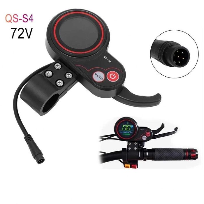 Display acceleratie QS-S4 72V mufa 6 pini trotineta electrica Zero 11X