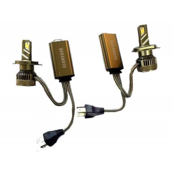 Комплект LED крушки Automat, Диодни крушки H4, 12V, 24V, 60W, 6000K
