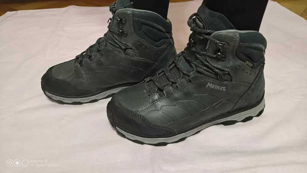 Ghete trekking piele, dublu goretex Meindl Tramin GTX marimea 38