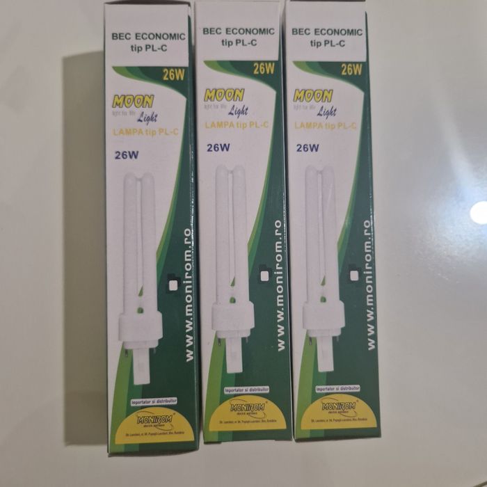 Becuri pl-c 26w 6400k 130w