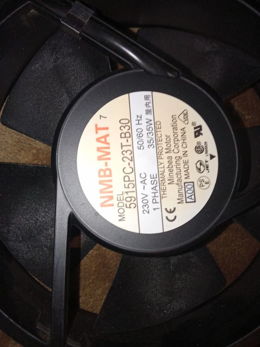 Ventilator cooler cooling fan aluminiu