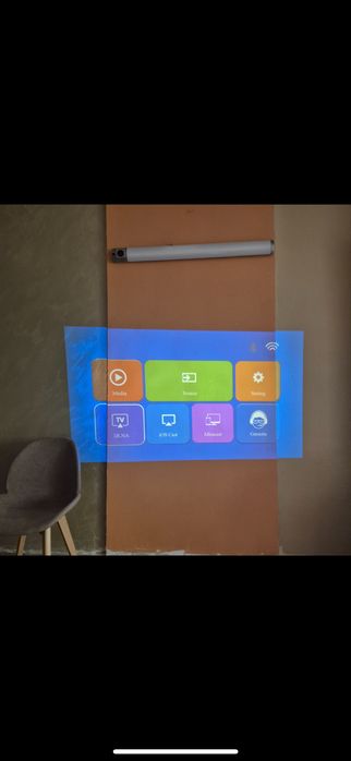 Промо!Висококачествен 4КПроектор  1080P Native, 5G WiFi Bluetooth,