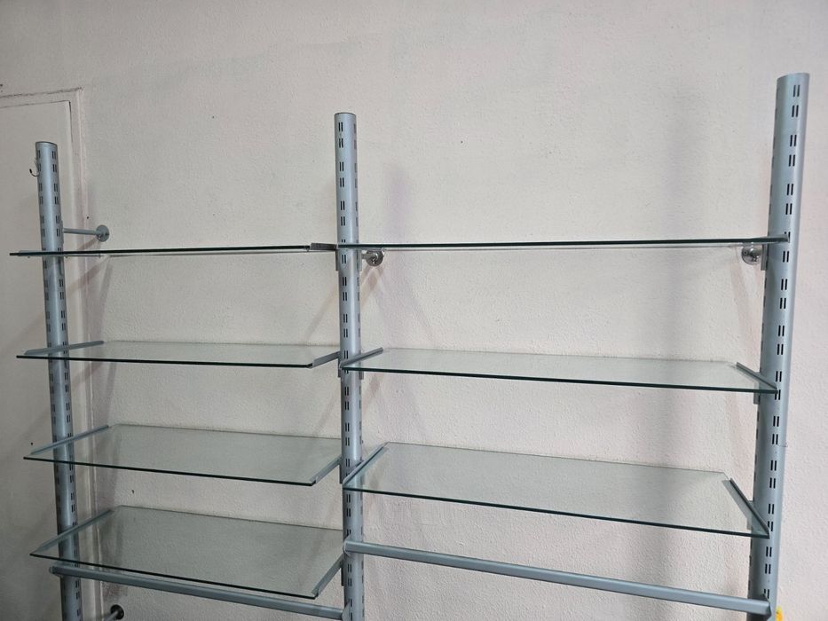 Спешно 4×стъклени рафтове/стелажи за оборудване на магазини