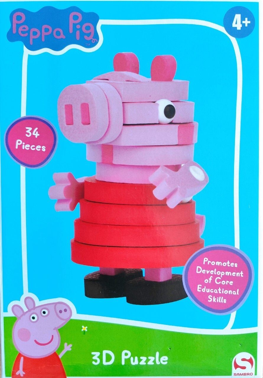 3D пъзел Peppa pig Прасето Пепа