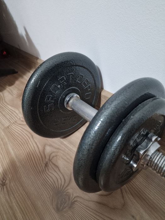 Gantera cu bara filetata