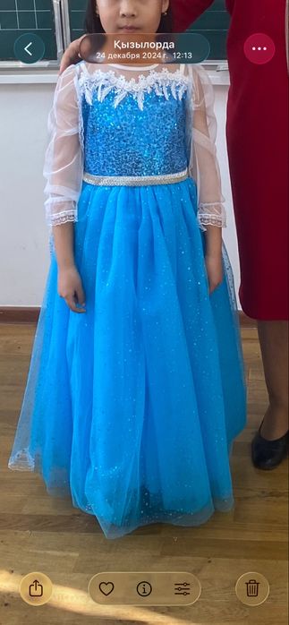 Новогоднее Платье Эльза, 6 лет