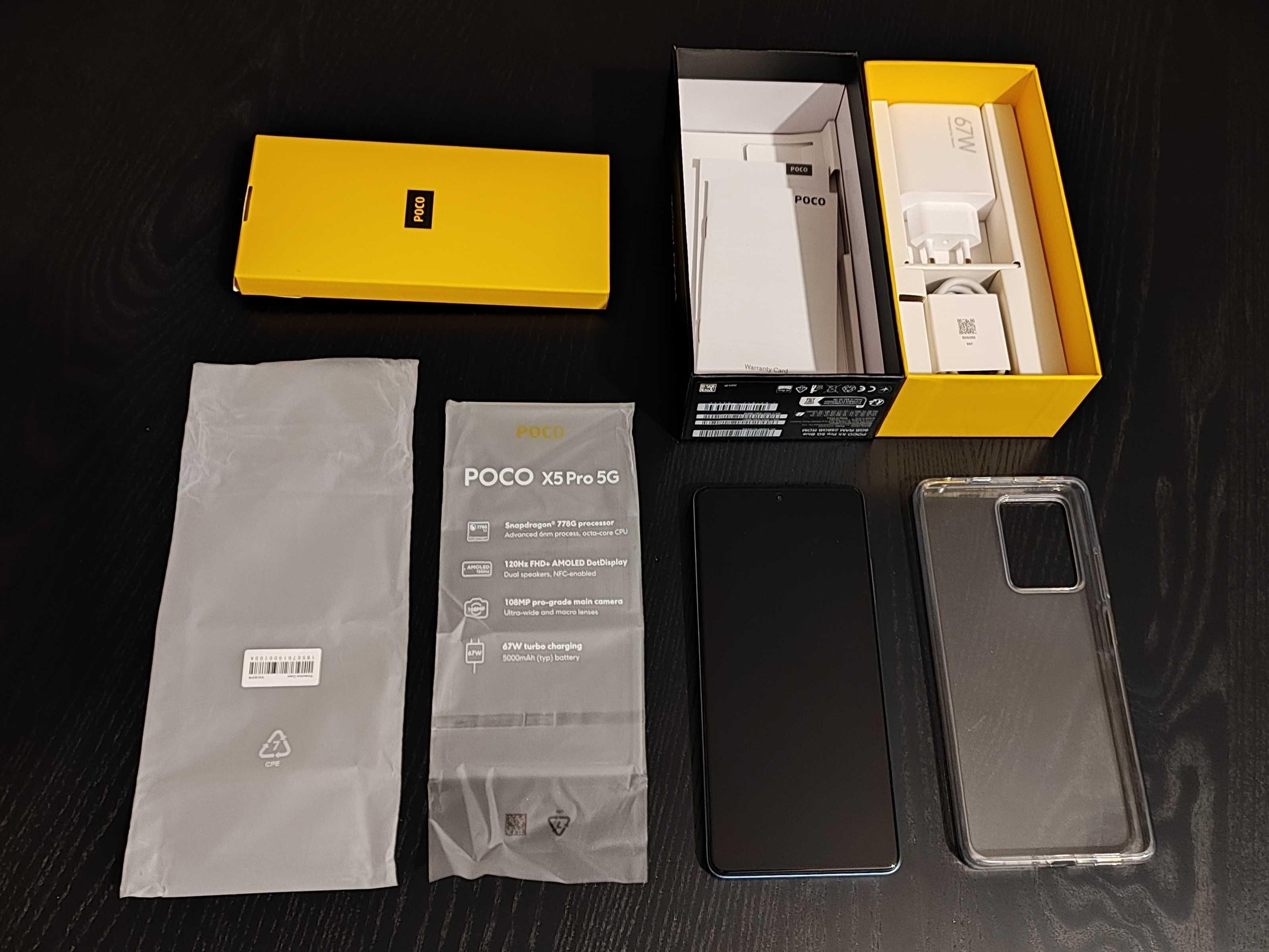 POCO X5 Pro 5G, 8GB RAM, 256GB, Blue, ca nou