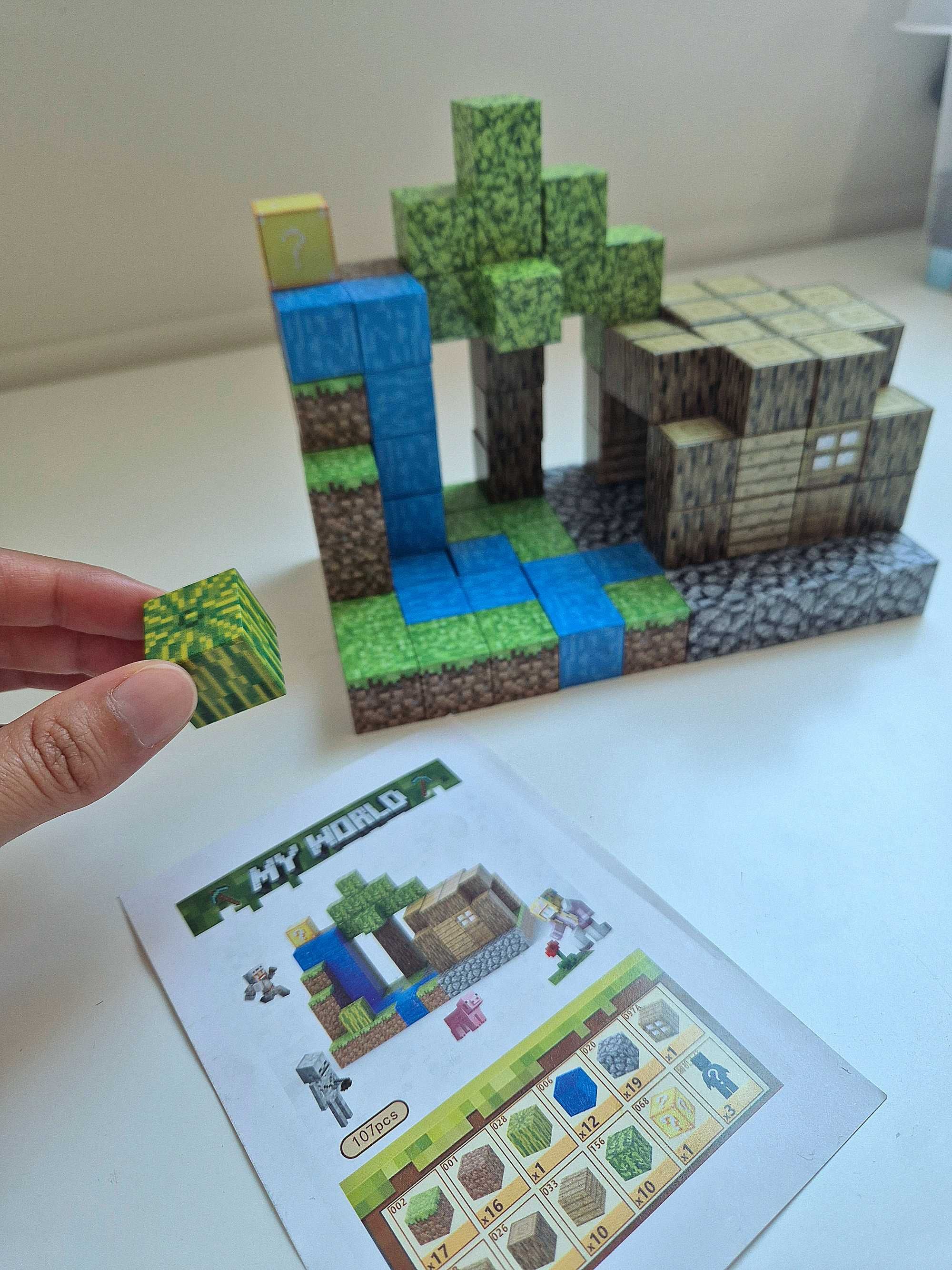 Магнитни кубчета Minecraft!